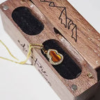 Golden Tiger Eye Gourd Necklace, Niche Luxury Crystal Charm for Wealth & Blessing