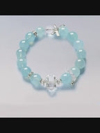 Bracelet en aigue-marine naturelle Thalassa Protection