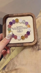Multi‑Stone Crystal Bracelet-Joy & Stress Relief