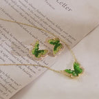 Collier Sakura en jade Hetian