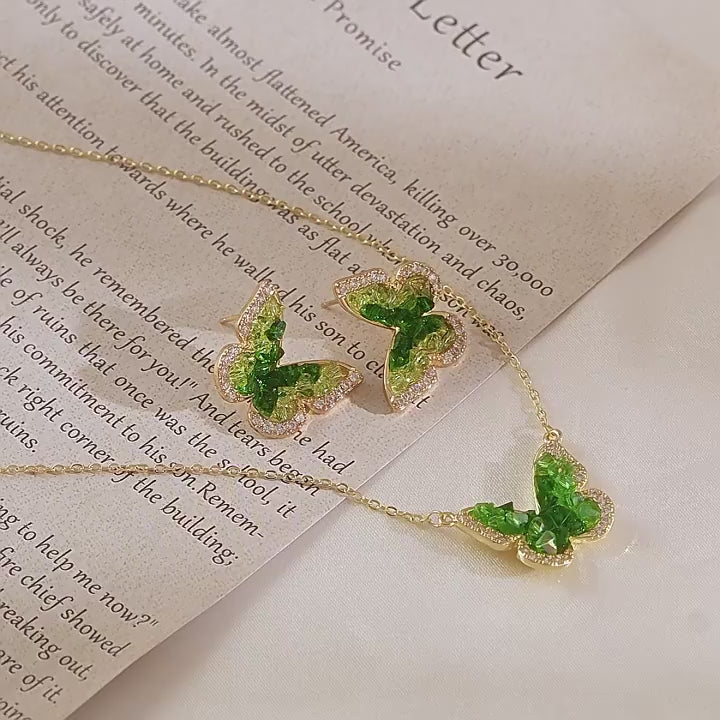 Collier Sakura en jade Hetian