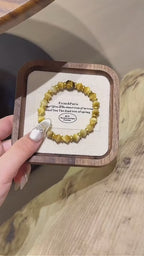 Bracelet « Muguet » en Améthyste naturelle – Sagesse ouverte, Attire les bienfaiteurs