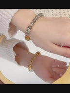 Bracelet en cristal naturel Fortune héritée