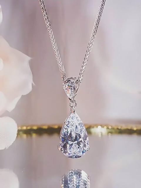 Collier en cristal naturel Star Drop