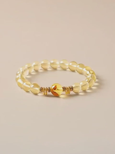 Natural Citrine Bracelet - Luck Begins This Moment