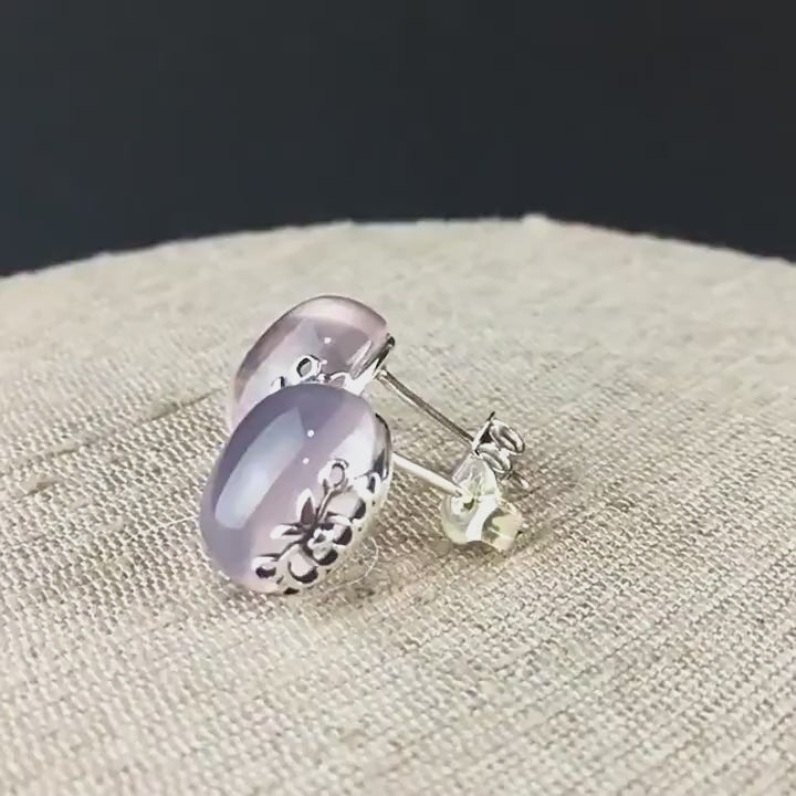 Boucles d'oreilles en cristal naturel Pure Love