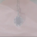 Collier en cristal naturel Violet Hush