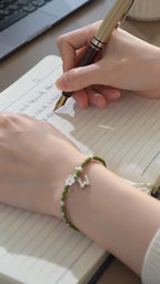 Star & Petal Adjustable Pull Hand-Woven Bracelet - Gentle Daily Styling