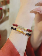 Collier en cristal naturel couronne vintage