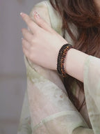 Collier en cristal naturel couronne vintage