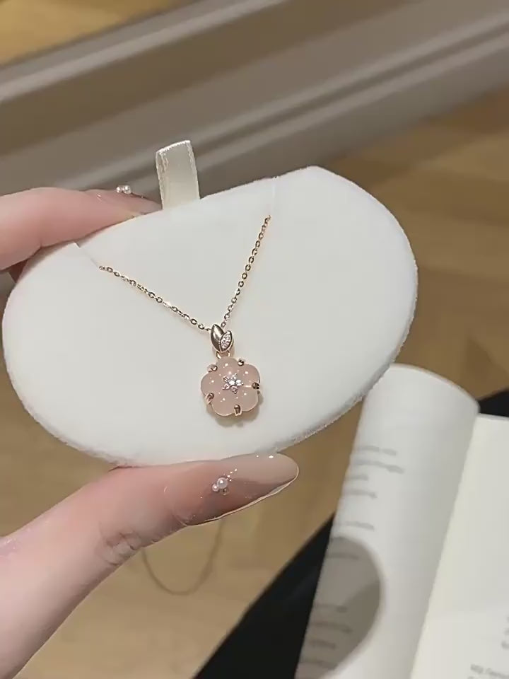 Collier en cristal naturel Serene Selflove
