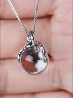 Collier en cristal naturel White Isle