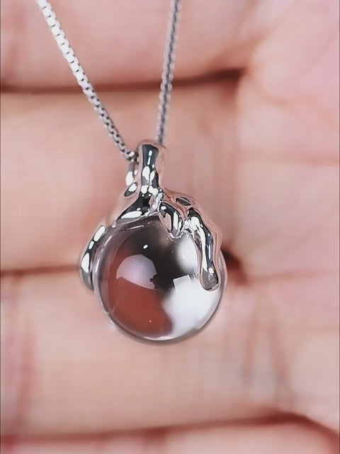 Collier en cristal naturel White Isle