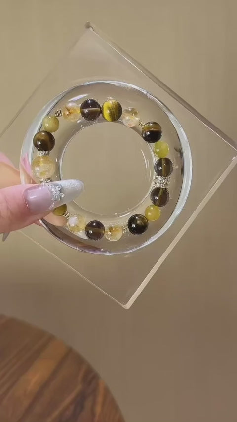 Bracelet « Muguet » en Améthyste naturelle – Sagesse ouverte, Attire les bienfaiteurs