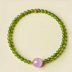 Bracelet en jade Hetian « Murmure printanier »