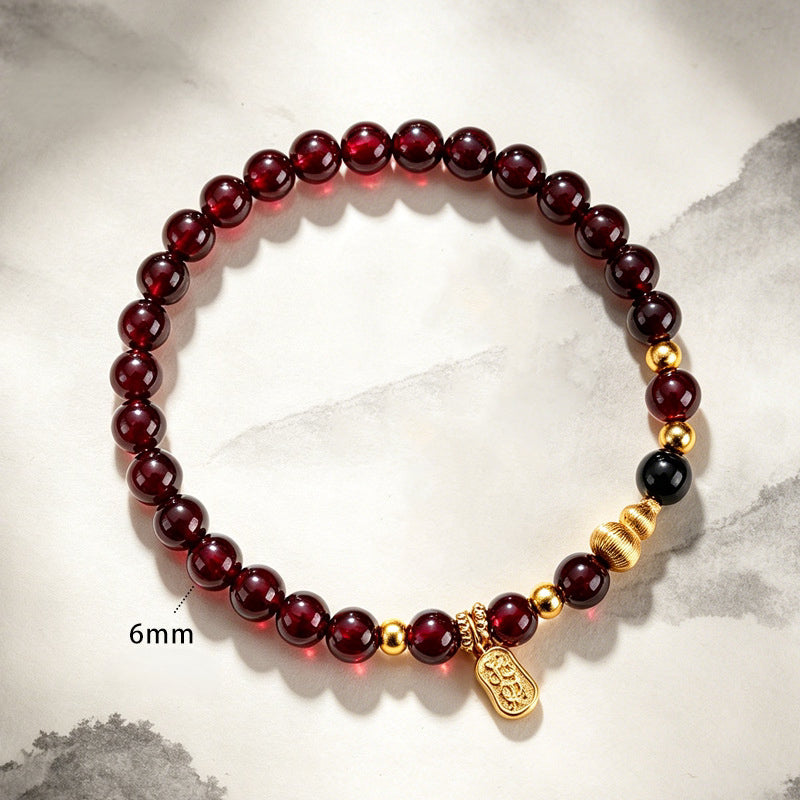 Natural Garnet Beaded Bracelet - Restore Your Inner Passion