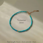 Turquoise, Pearl & Shell Stackable Bracelet - Embrace Natural Serenity