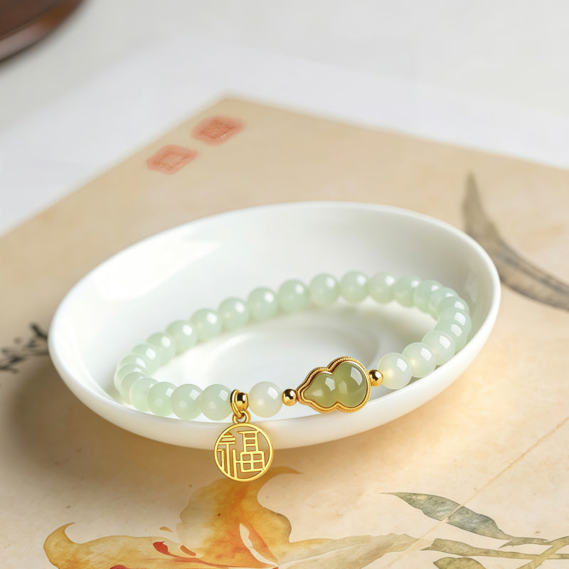 Bracelet Noble Cheval en Jade de Hetian