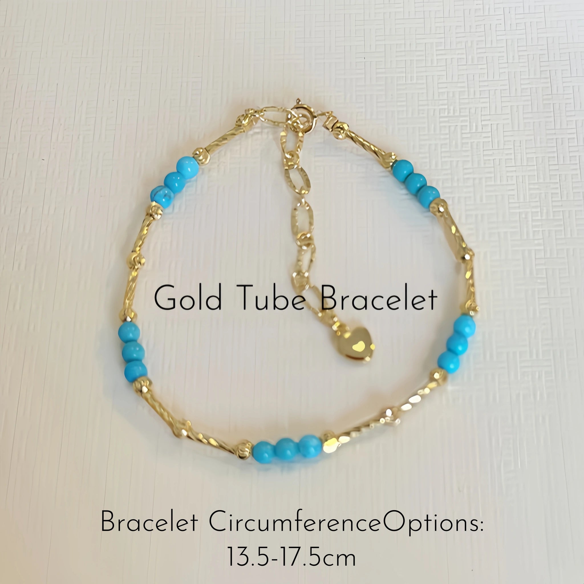 Natural Turquoise & Pearl Stackable Bracelet - Ease Stress & Vintage Elegant Vibe