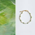 Hetian Jade Pearl Bracelet Necklace Set - Gentle luck, Inner peace, and Harmonious Relationships
