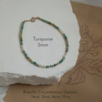 Natural Gemstone Stackable Bracelet - Keep Natural Texture & Absorb Earth Energy