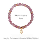 Original Niche-style Beaded Stretch Bracelet - Abundance, Peace and Self-acceptance