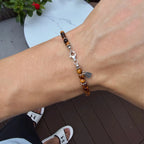 Collier en cristal naturel couronne vintage