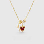 irthstone Necklace for Women | Dainty Gemstone Pendant | 925 Sterling Silver Birthday Gift