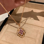 Collier Sakura en jade Hetian
