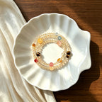 Natural Yellow Crystal Multi Treasure Lucky Multi Circle Bracelet - Positive Energy and Lasting Luck