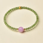 Spring Bloom Hetian Jade Bracelet - Calm, Balance and Positive Vibes