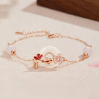Ping An Kou Bracelet & Necklace Set - Blessed with Good Fortune