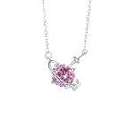 12 Birthstone Necklace for Women 925 Sterling Silver Dainty CZ Pendant Necklace Personalized Birthday Gift