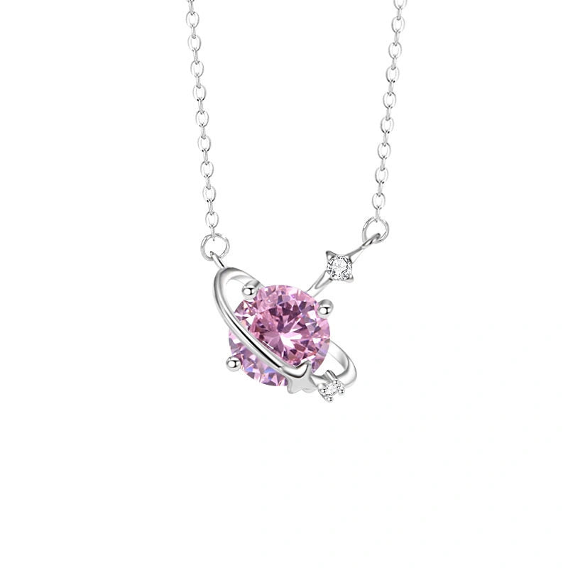 12 Birthstone Necklace for Women 925 Sterling Silver Dainty CZ Pendant Necklace Personalized Birthday Gift