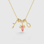 irthstone Necklace for Women | Dainty Gemstone Pendant | 925 Sterling Silver Birthday Gift