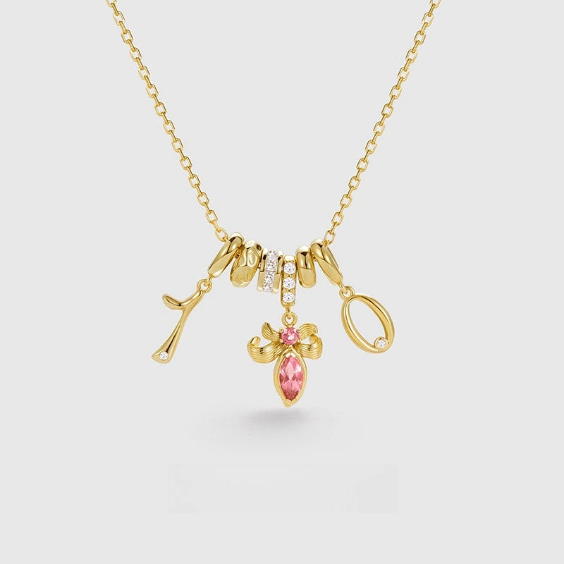 irthstone Necklace for Women | Dainty Gemstone Pendant | 925 Sterling Silver Birthday Gift