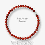Multicolor Natural Gemstone Beaded Bracelet - Sharpen Insight Inspire Bravery