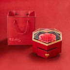 Romantic Heart Gift Box with Flower