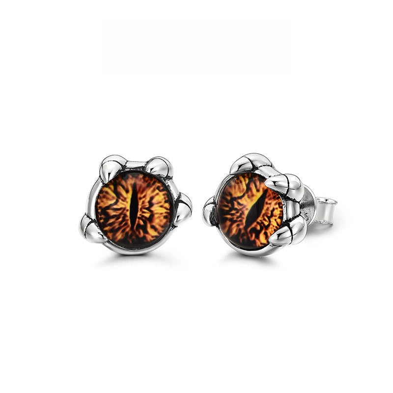 Boucles d'oreilles au regard protecteur