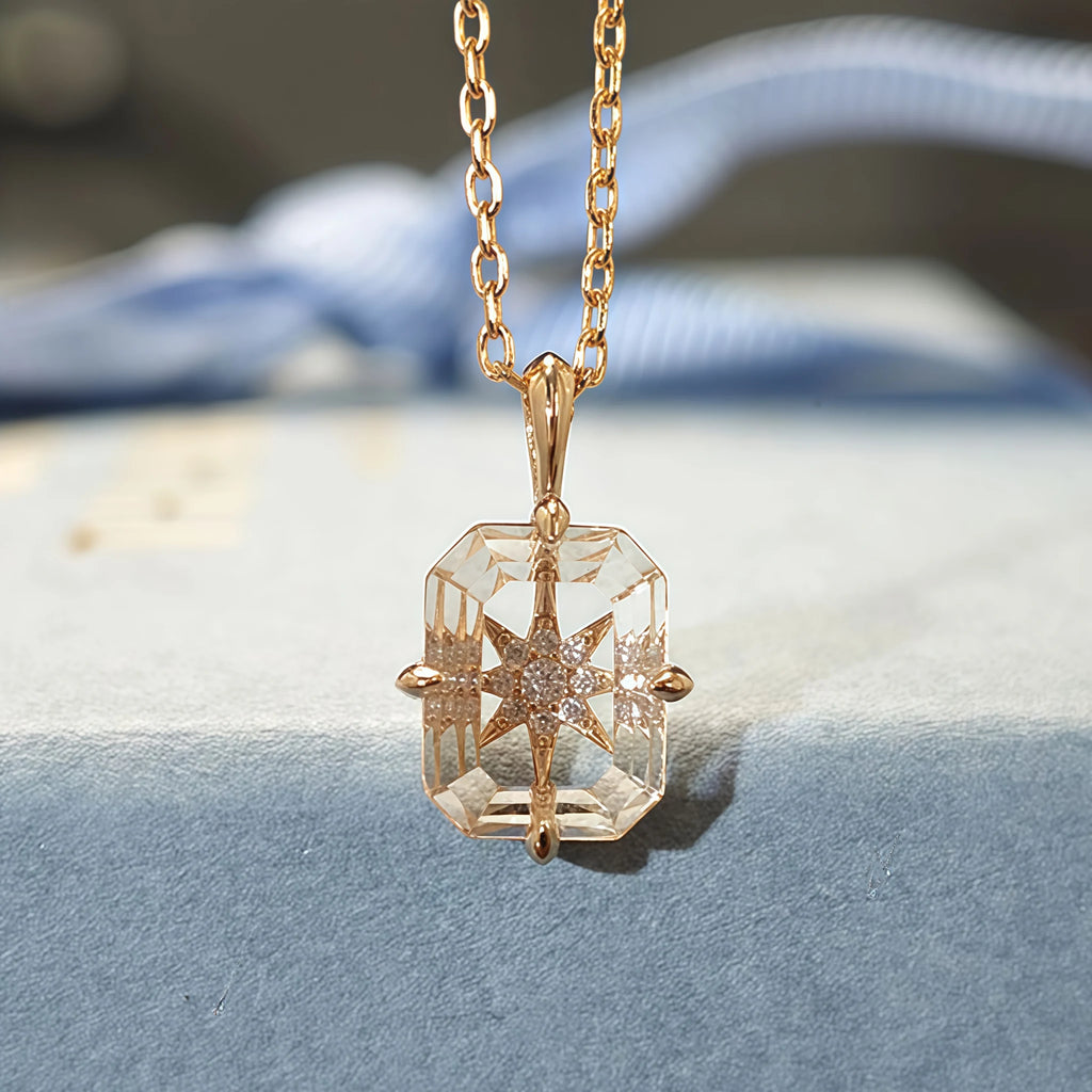 Collier Sakura en jade Hetian