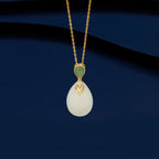 Collier en jade Hetian naturel Eternal Grace