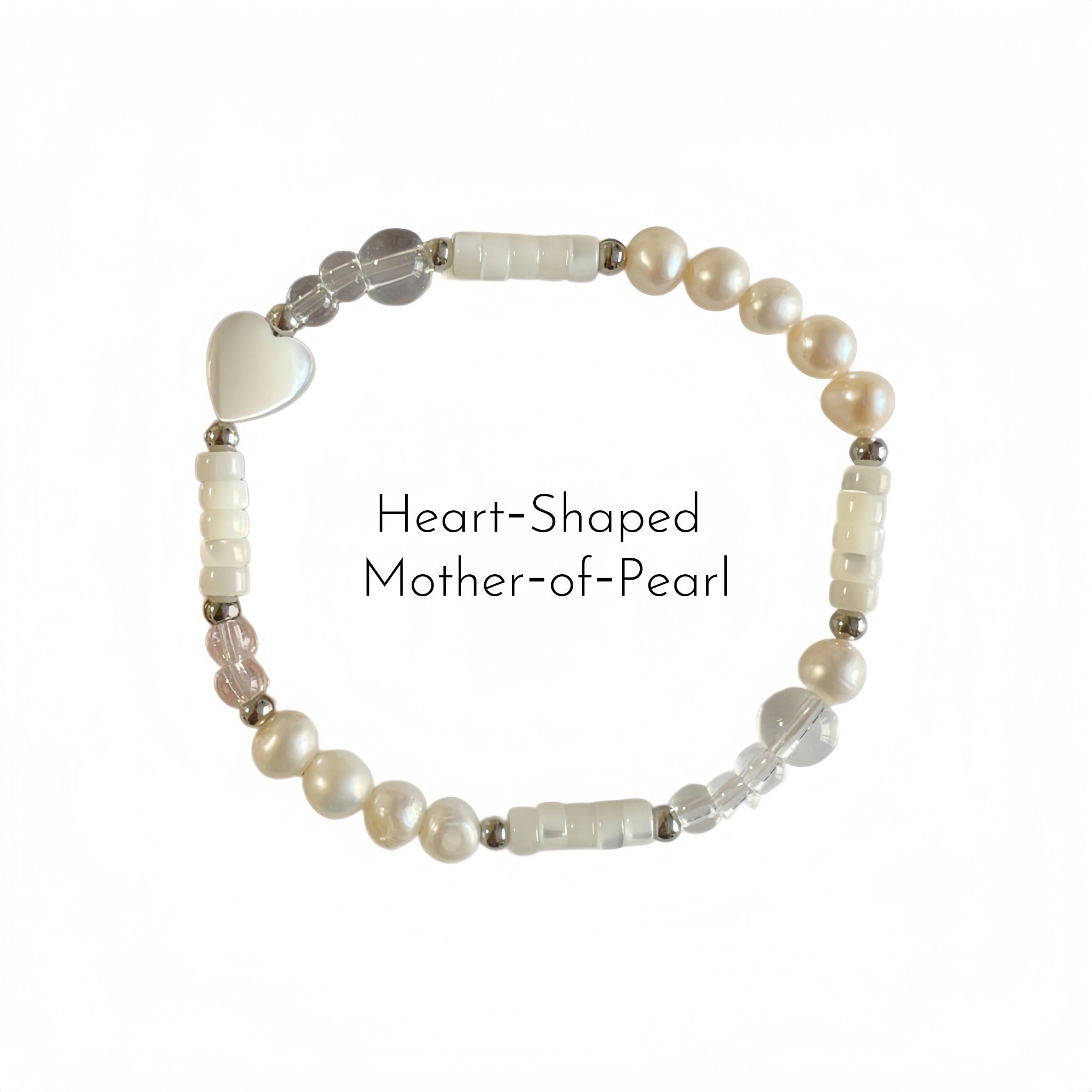 Pearl & Mother‑of‑Pearl Stackable Bracelet - Gentle Luster & Soothe Your Spirit