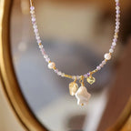 Améthyste Citrine Étoile Perle – Alignez Richesse & Intuition