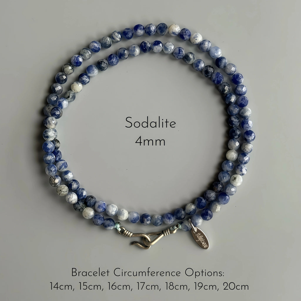 Minimalist Boho Gem Wrap Bracelet - Awaken Wisdom Calm Your Mind