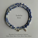 Minimalist Boho Gem Wrap Bracelet - Awaken Wisdom Calm Your Mind