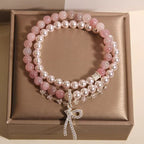 Bracelet de cinabre naturel Renouveau Lotus Rouge
