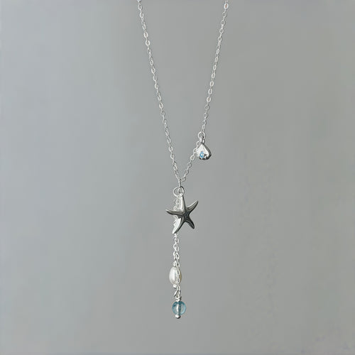 Aquamarine Necklace Bracelet & Earring Set - Embrace the Ocean