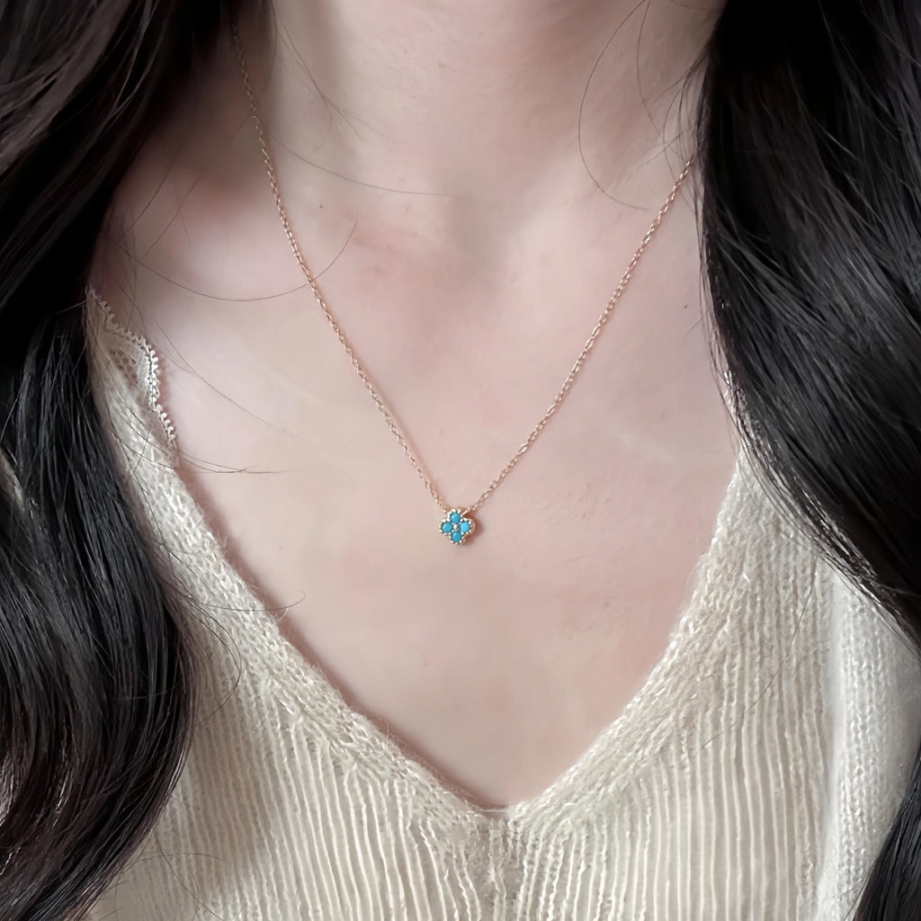 Collier œil porte-bonheur serein