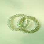 Deep/Light Hetian Jade Enamel Bracelet - Wear Balance, Live Gently
