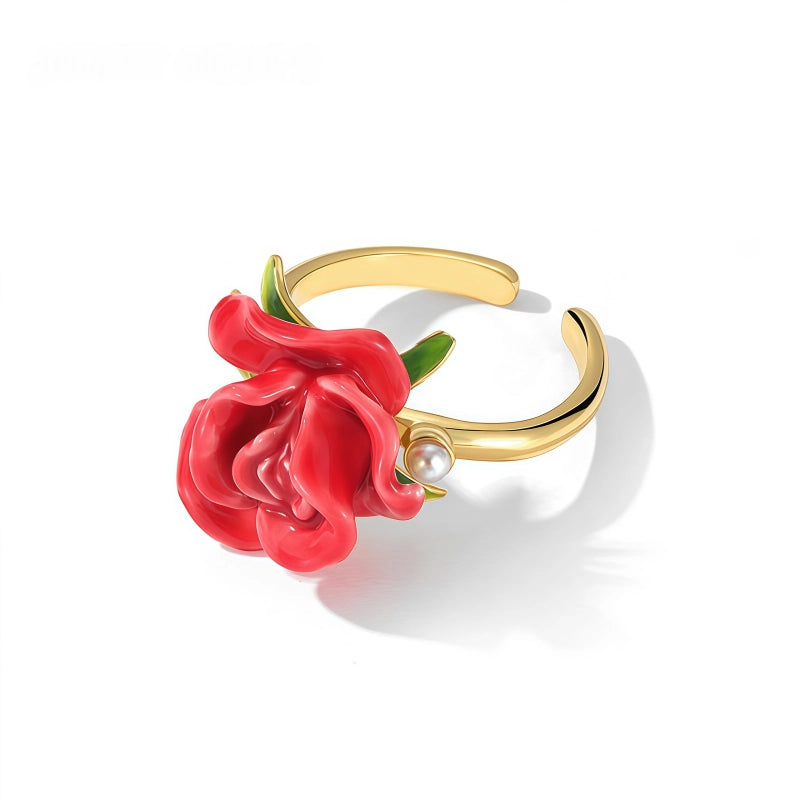 Bague Chuchotement de Nuit Rose - Bague d'Amour